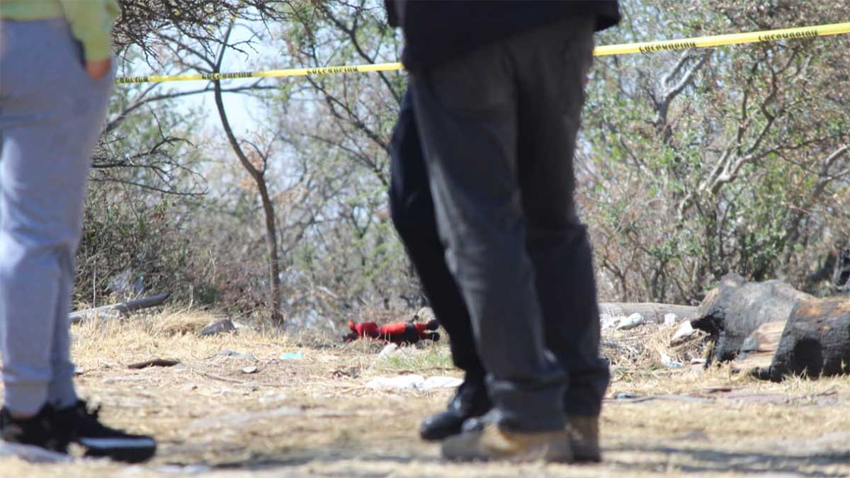 cuerpo envuelto en bolsas en Alfaro