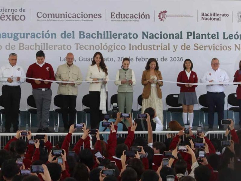 León estrena preparatoria: Inauguran el CBTis 292 en Los Ángeles