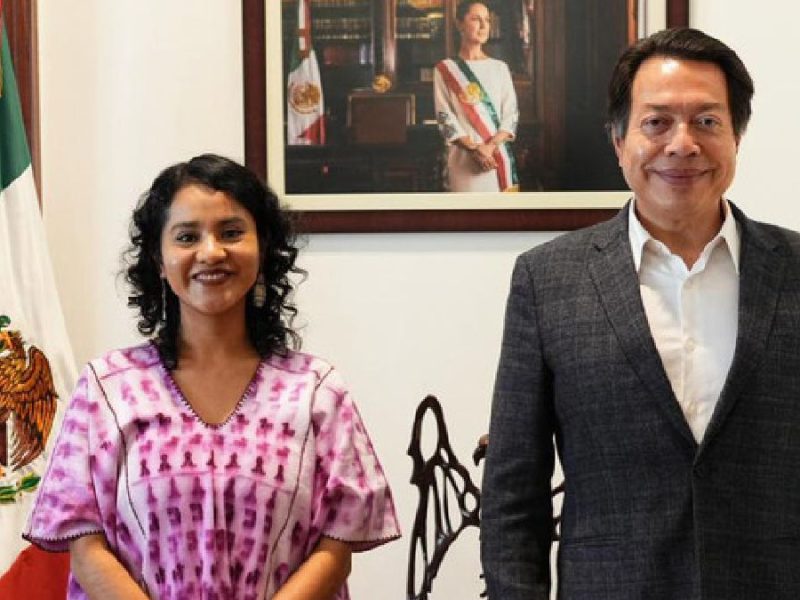 Sustituye Nadia López, poeta y pedagoga oaxaqueña a Marx Arriaga en la SEP