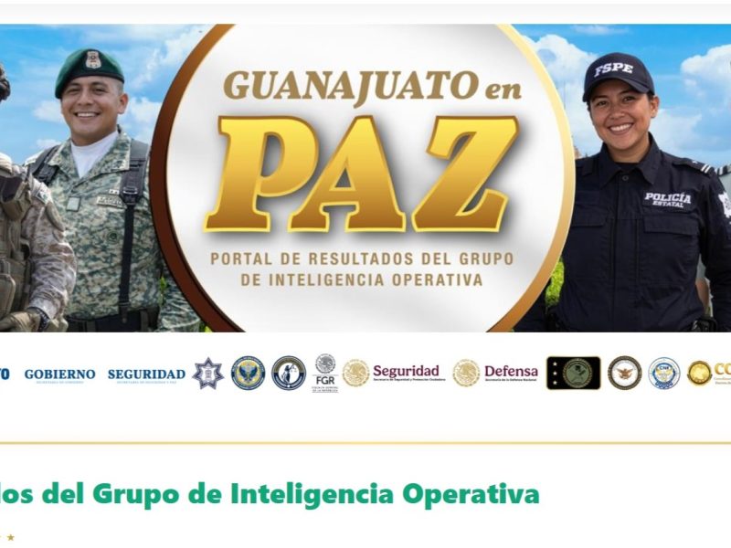 Gobierno de Libia García lanza portal GIO ‘Guanajuato en Paz’ con su mapeo de la inseguridad