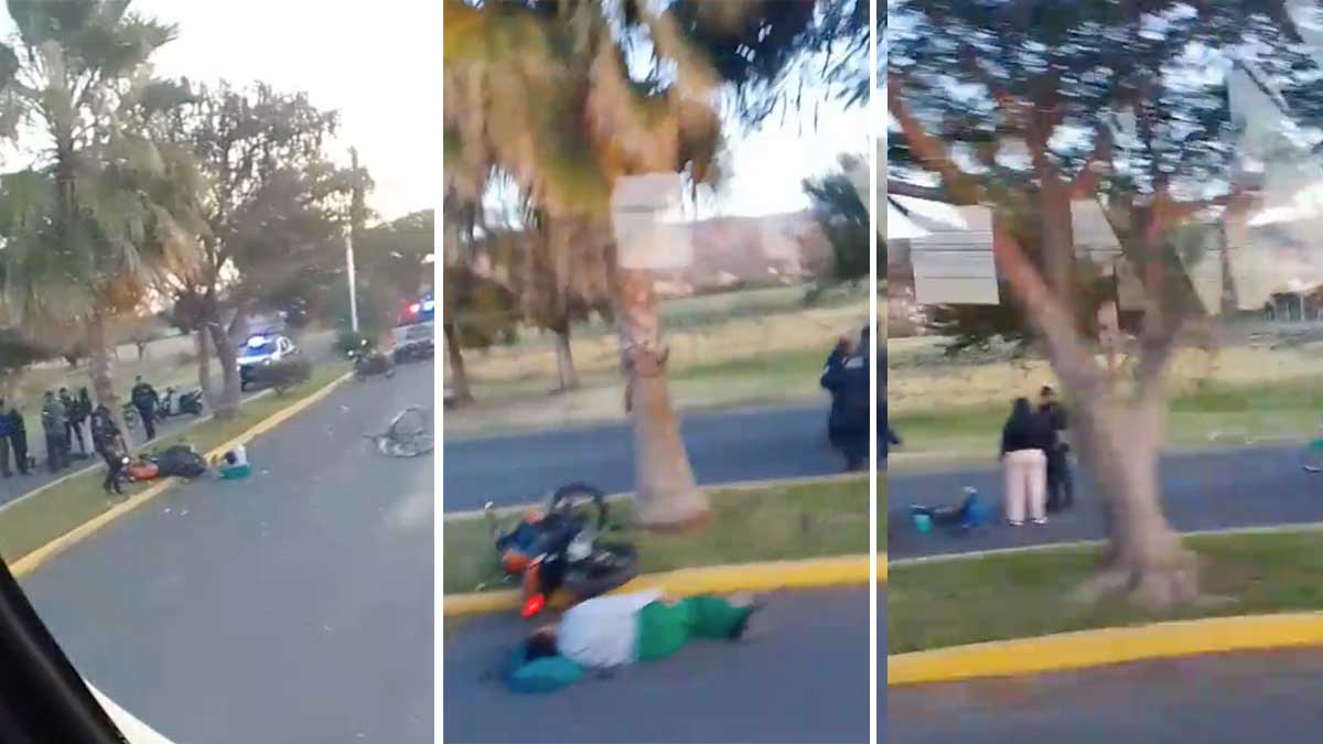 accidente frente al Hospital Regional de Pénjamo