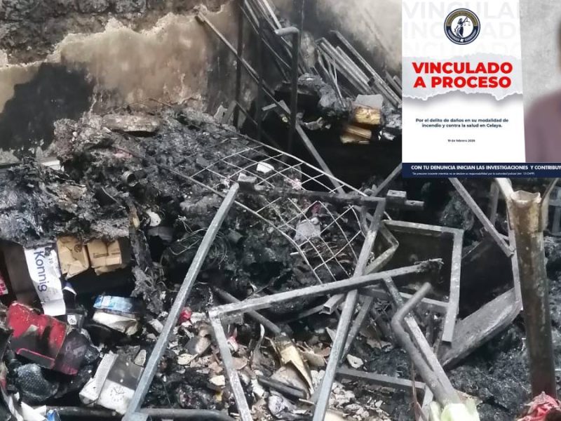 Vinculan a proceso al presunto responsable del incendio en el Mercado Hidalgo de Celaya