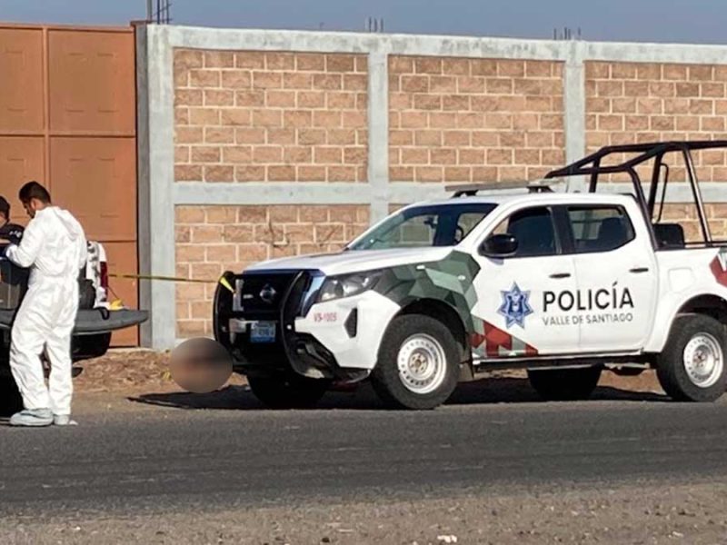 Sobresalía un pie: Hallan cuerpo desmembrado frente al Panteón Nuevo, en Valle de Santiago