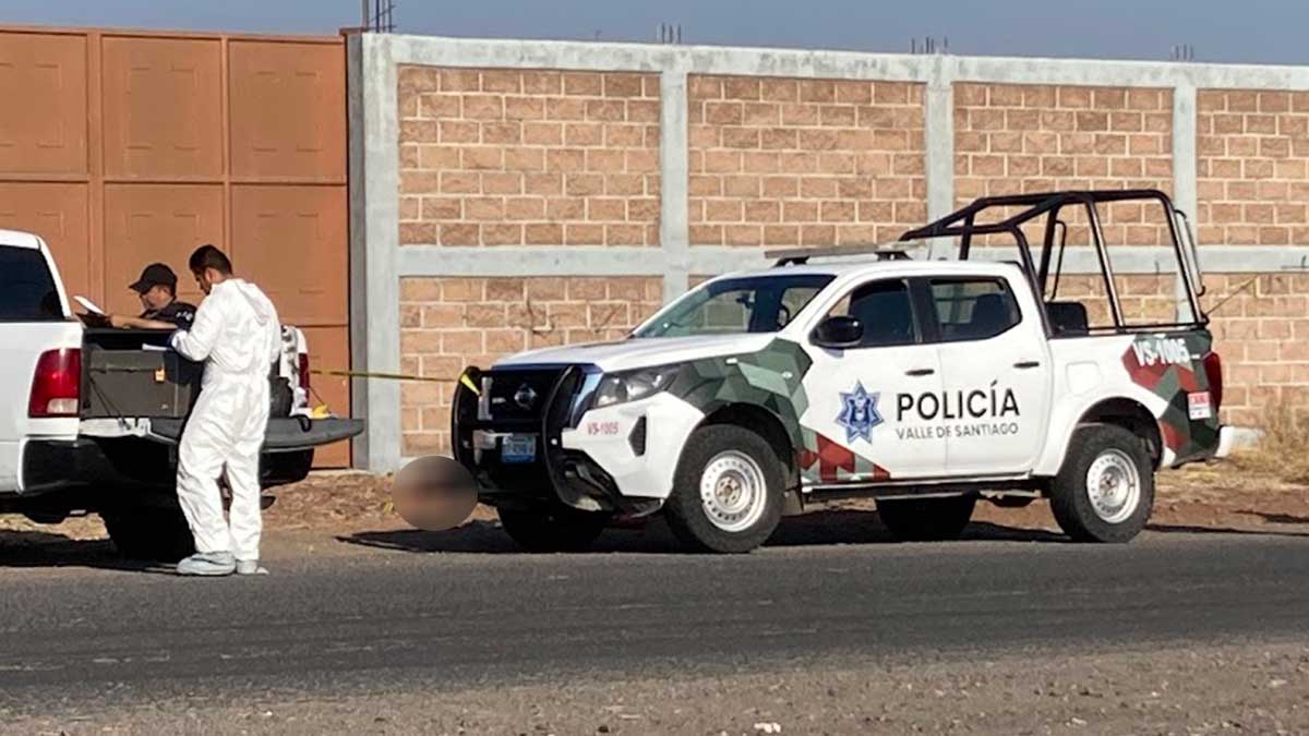 cuerpo desmembrado en Valle de Santiago