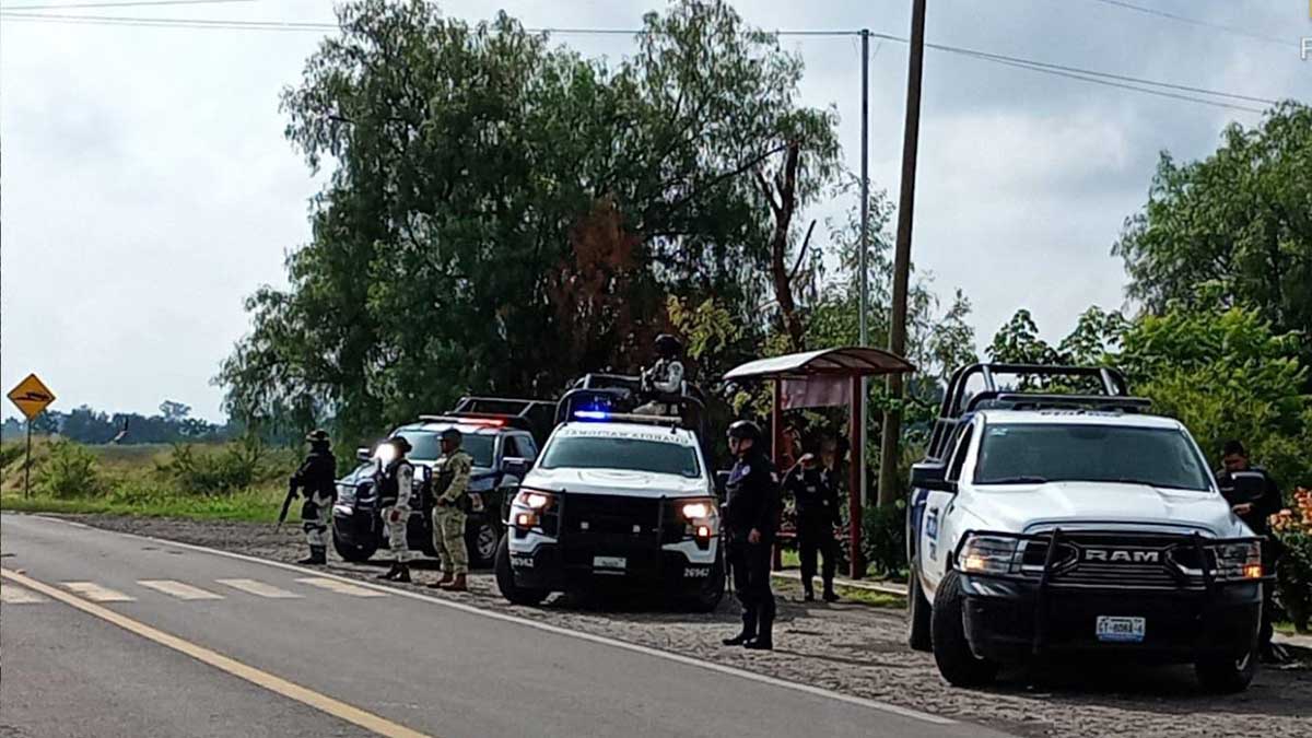 policías de Yuriria son secuestrados