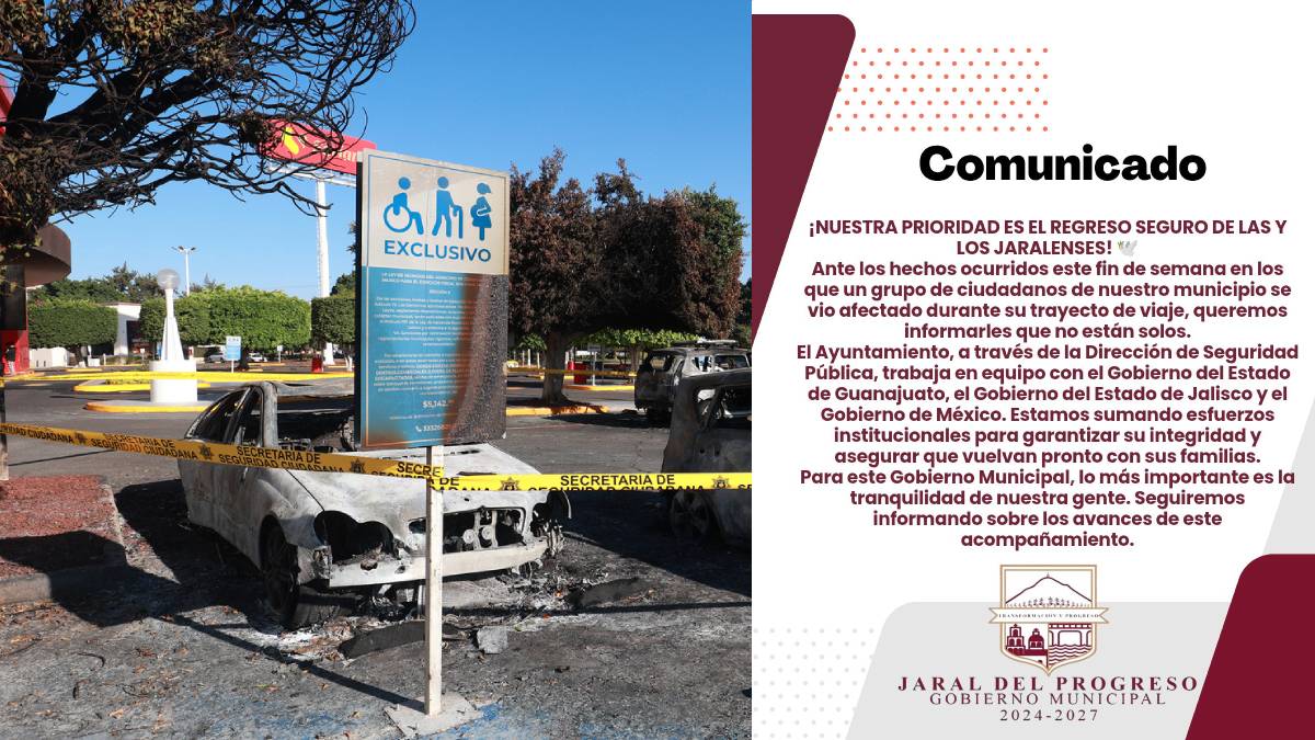 jaralenses varados en Jalisco violencia El Mencho