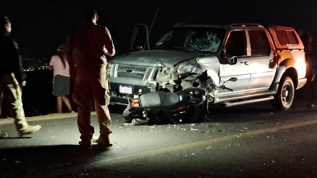 Accidente en carretera Comanjilla