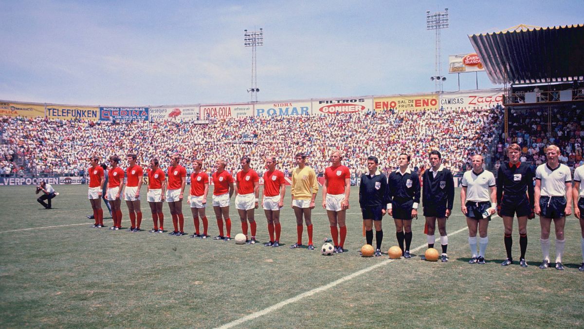 Alemania e Inglaterra se enfrentaron en el Mundial México 1970 en el estadio León. MexSport.