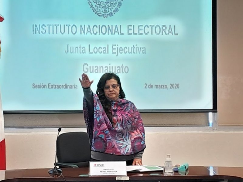 Ana Lilia Pérez Mendoza asume como nueva delegada del INE en Guanajuato