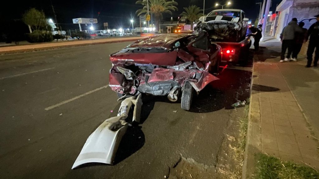 Aparatoso accidente en Irapuato