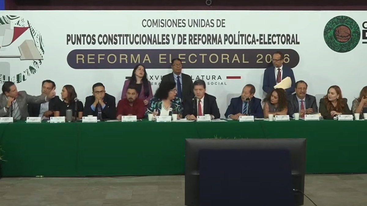 Reforma electoral en comisiones