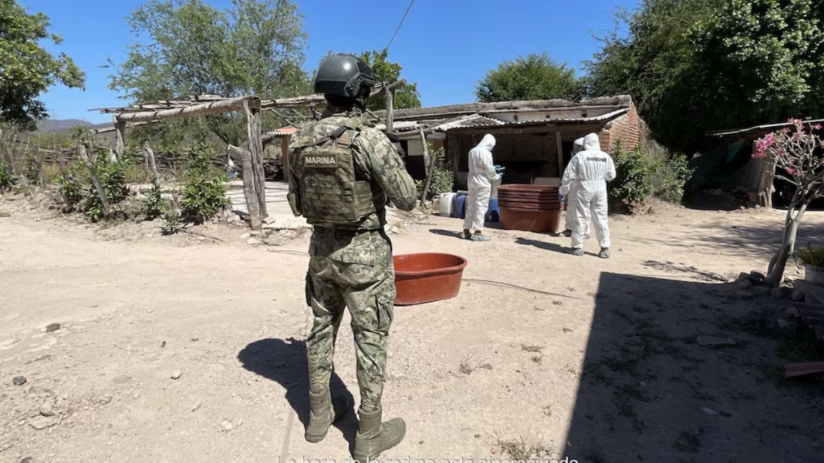 Aseguran narcolaboratorio en Culiacán