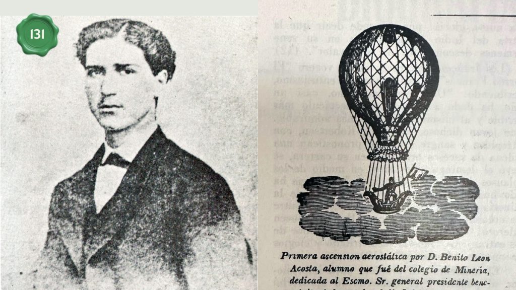 Benito León Acosta y el primer globo que voló sobre León