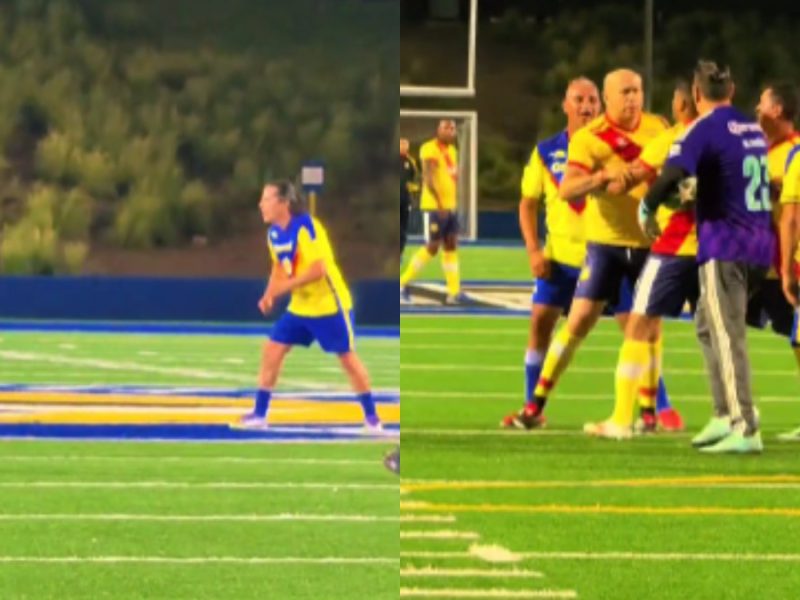 Adolfo ‘Bofo’ Bautista casi se pelea a golpes con ‘Jagger’ Martínez en partido de Leyendas