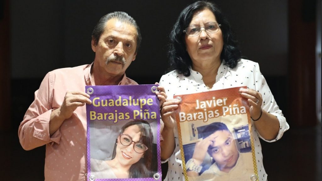 Javier Barajas y Ma de Tránsito Piña, padres de Francisco Javier y Lupita