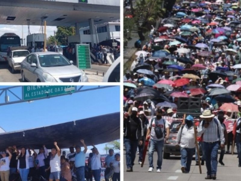 Tras plantón en Zócalo, maestros de la CNTE colapsan vialidades y oficinas en diversos estados