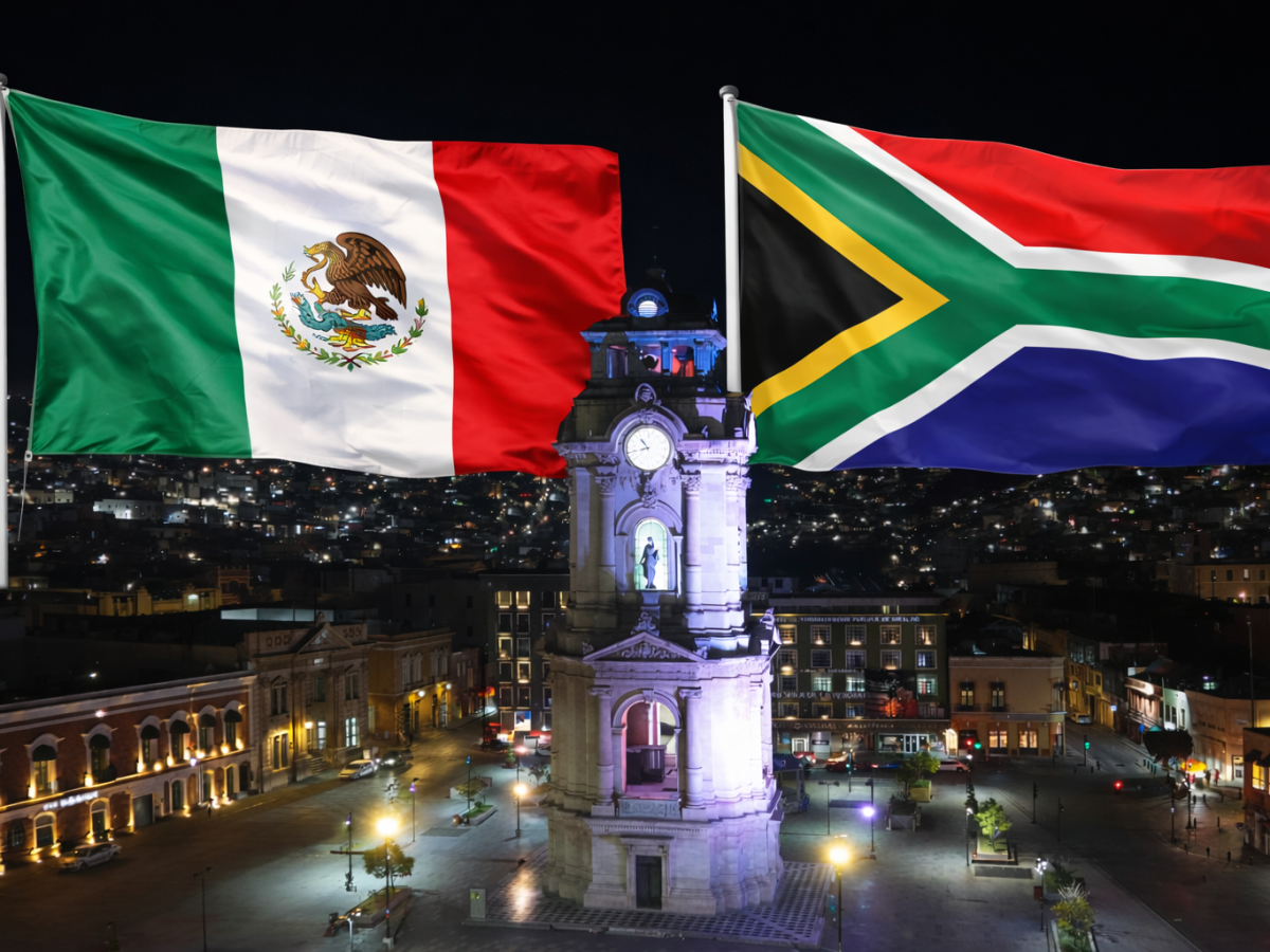 Recibe Hidalgo a embajadora de Sudáfrica por Mundial 2026