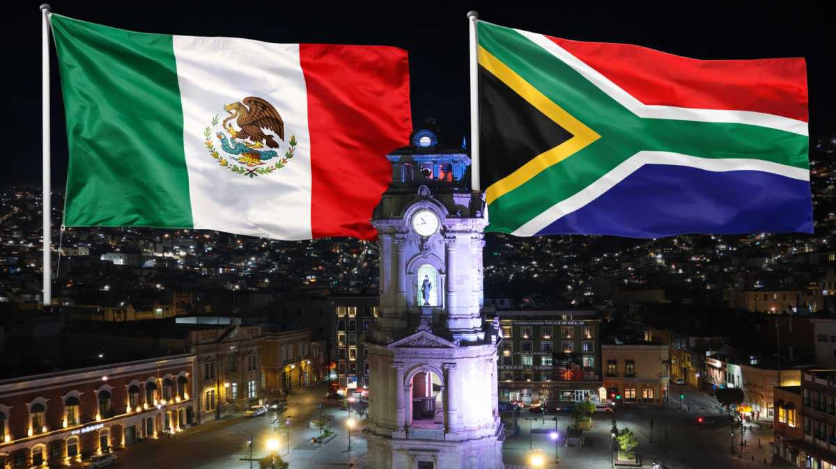 Recibe Hidalgo a embajadora de Sudáfrica por Mundial 2026