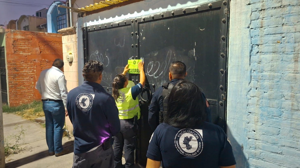 Anexo clausurado en Celaya