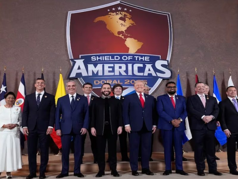 México es “epicentro de violencia de cárteles”: Trump frente a presidentes latinoamericanos