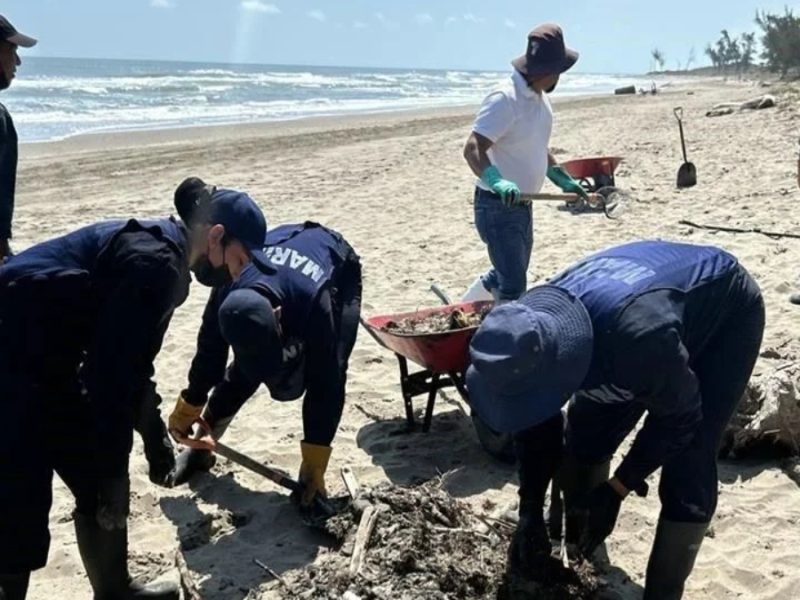 Alertan por derrame de crudo previo a vacaciones: ¿Cuáles son las playas de Veracruz más afectadas?