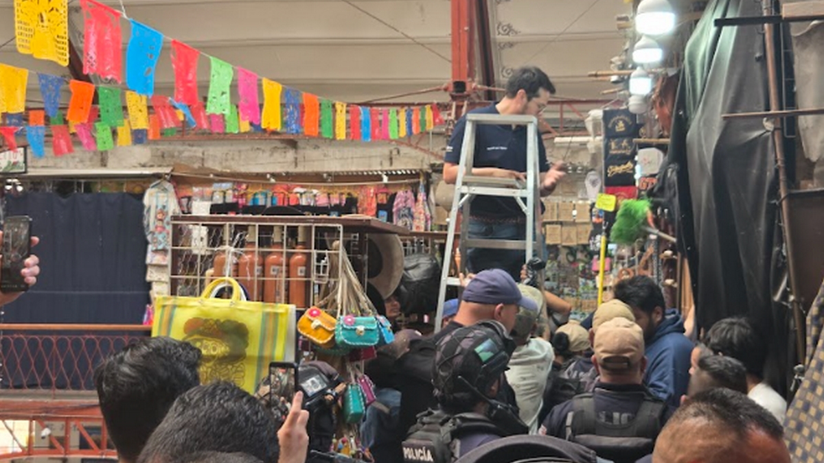Desalojos en Mercado Hidalgo