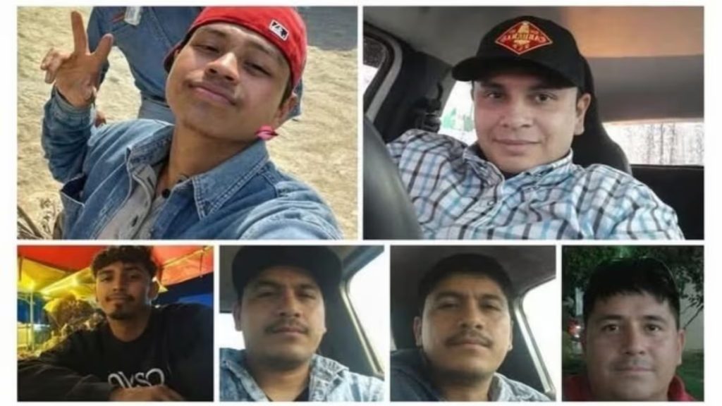 Desaparición de siete jóvenes
