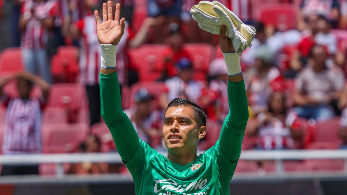 Raúl Rangel en un juego con las Chivas. Foto: Mexsport.