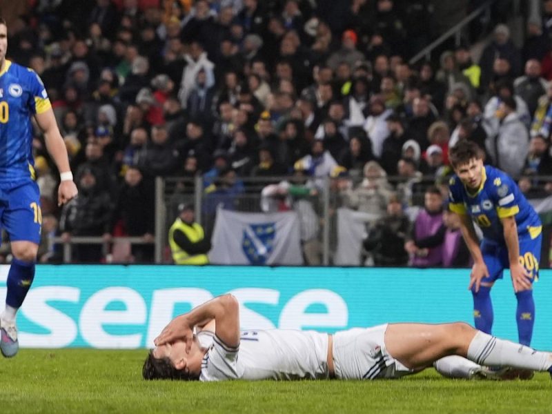 ¡Fracaso! Italia queda fuera del Mundial 2026; Bosnia da la sorpresa