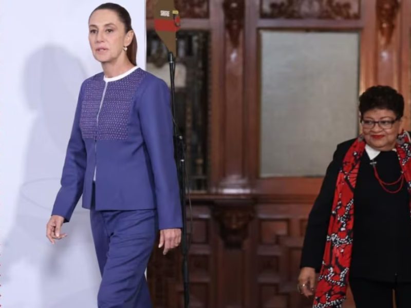 Sheinbaum pide no cuestionar a Ernestina Godoy por FGR: “Les pido que no le pregunten nada”