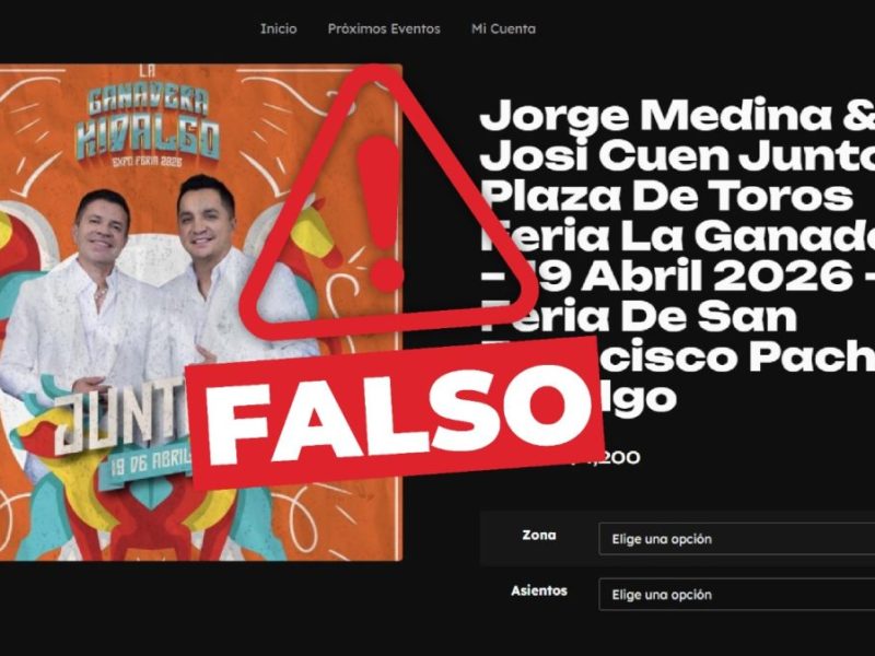 ¡Cuidado! Alertan por página falsa de boletos para Feria Ganadera