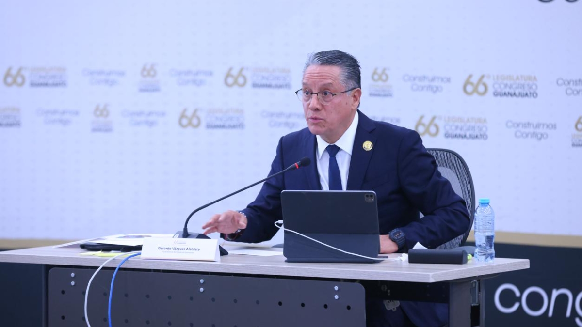 Fiscal Gerardo Vázquez en comparecencia