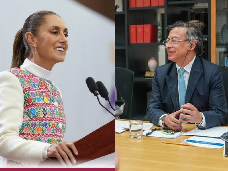 Dialogan Sheinbaum y Petro sobre integración latina tras ser excluidos por Trump en cumbre de seguridad