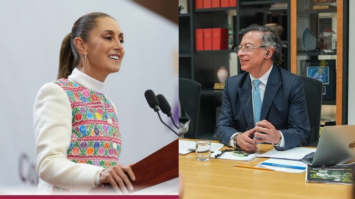 Claudia Sheinbaum y Gustavo Petro