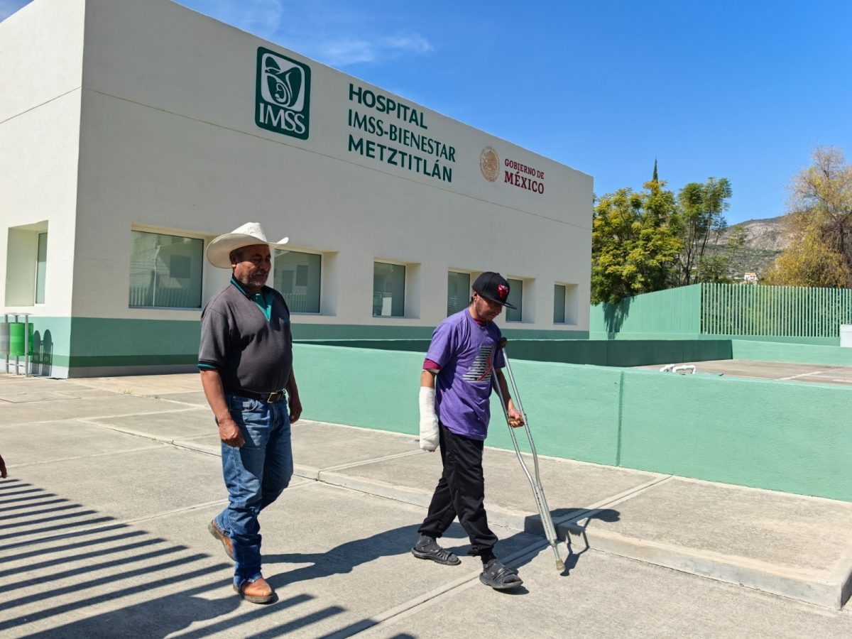 IMSS Bienestar salva mano de paciente con quemaduras en Hidalgo