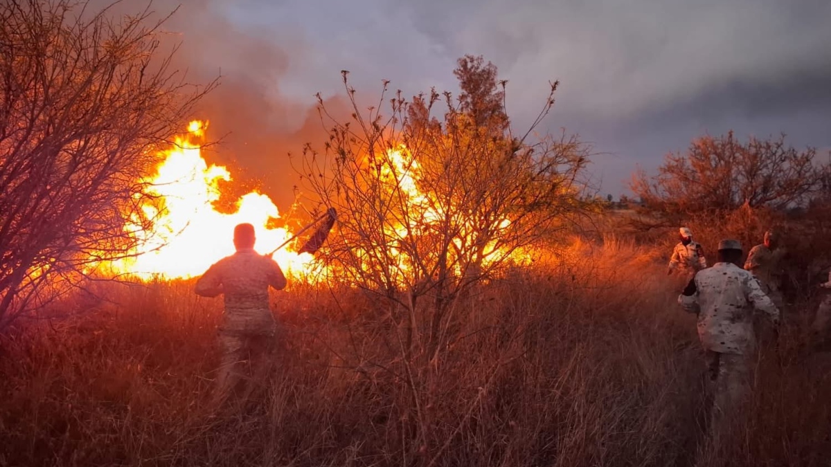Incendio en XII Región Militar