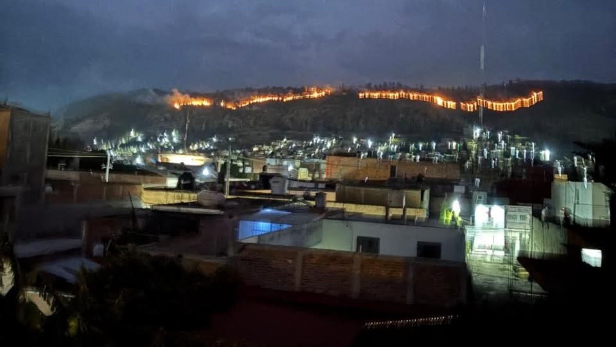 Incendio en el Cerro del Toro
