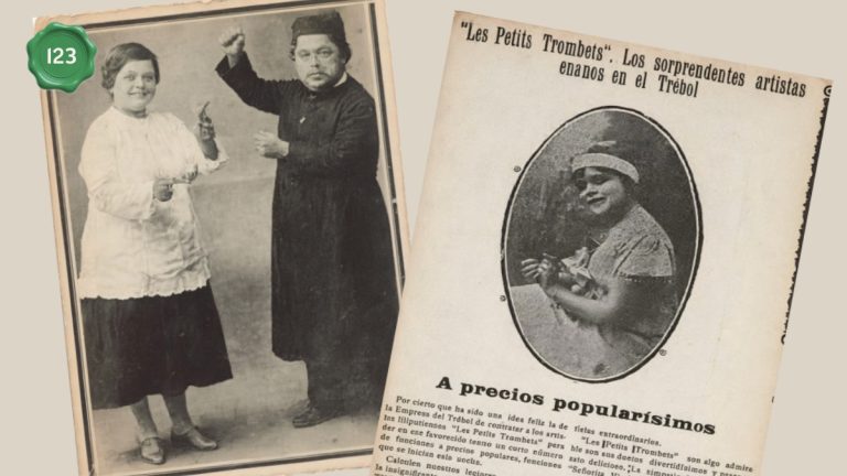 Artistas Liliputienses en el Teatro Manuel Doblado
