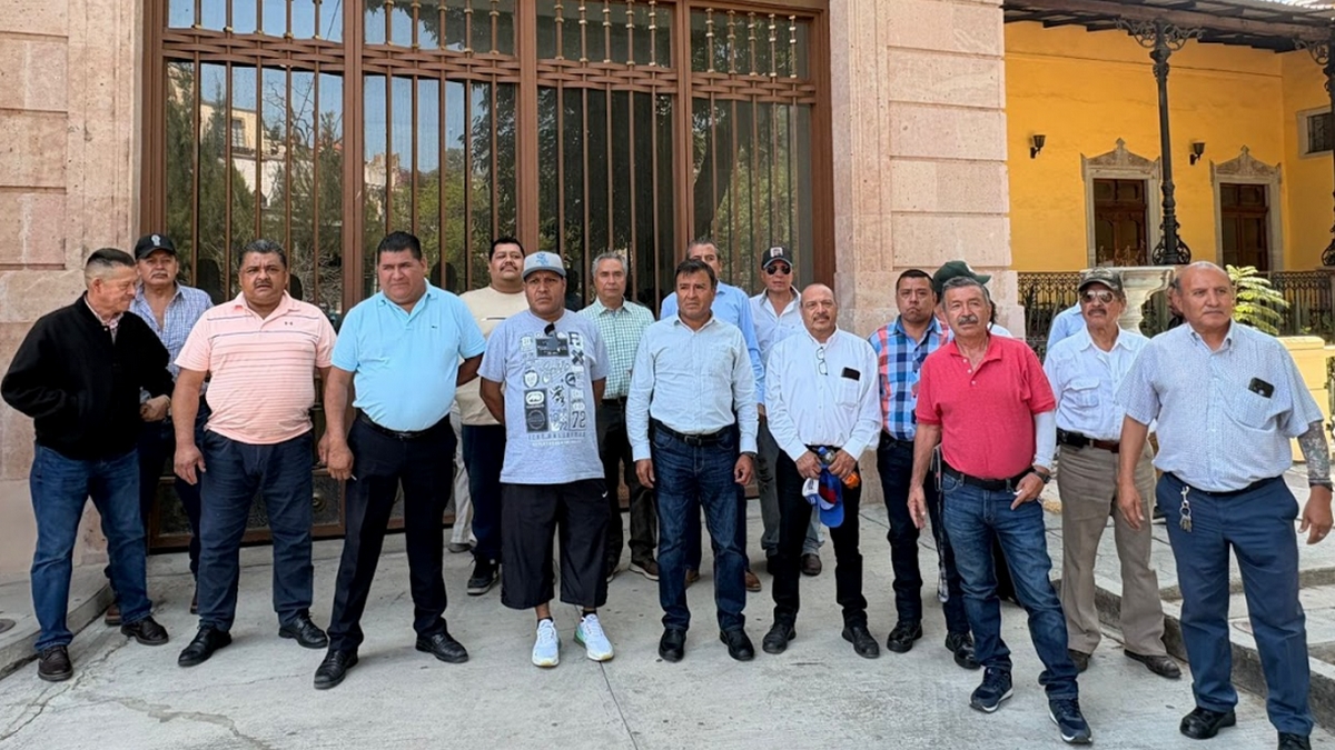 Manifestación de taxistas en Guanajuato capital