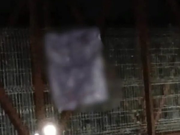 Retiran mantas con mensajes amenazantes en Ciudad Sahagún