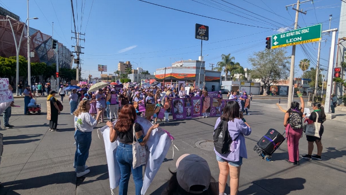 Marcha del 8M en Irapuato
