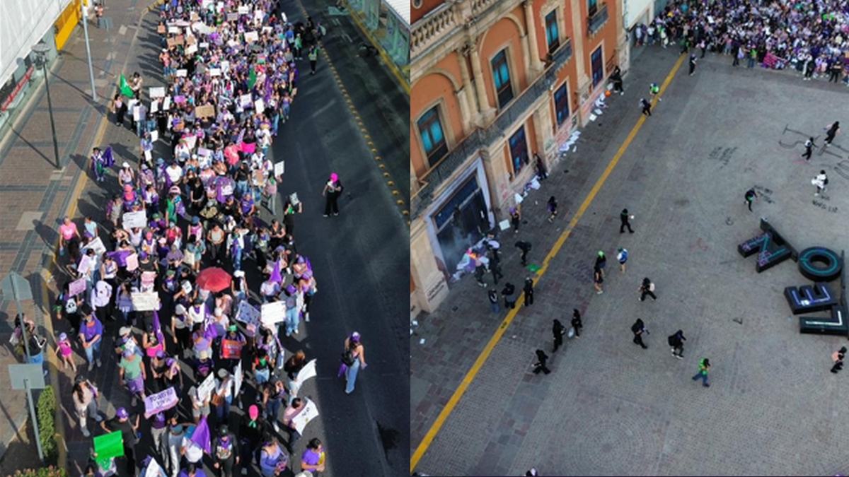Marcha del 8M en León