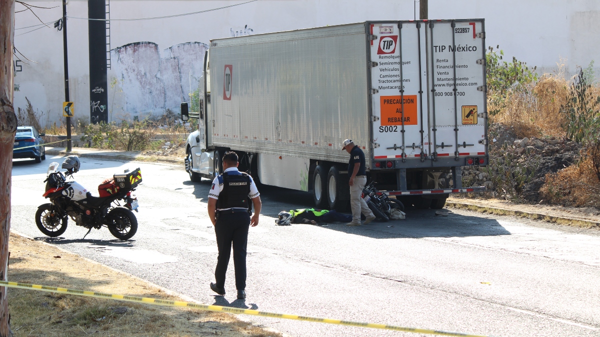 Motociclista murió en León