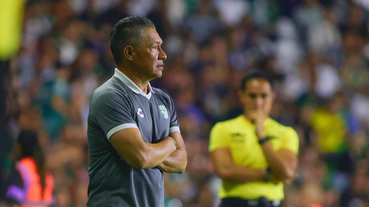 Nacho Ambriz en la derrota del León Vs Xolos. MexSport.