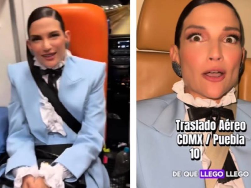 ‘De que llego, llego’: El polémico video de Natalia Jiménez usando una ambulancia como taxi