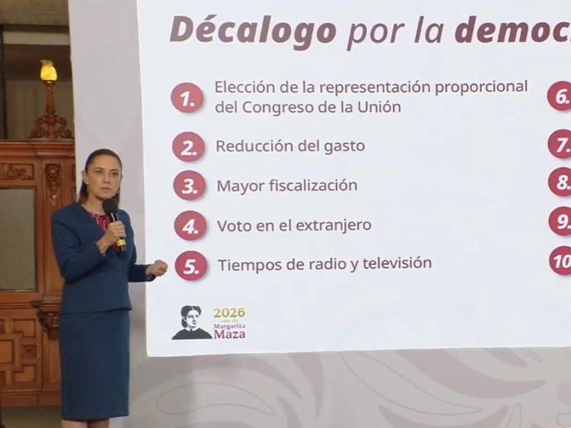 Que siempre el PREP “no se toca”; Sheinbaum rectifica y si no pasa reforma, tiene Plan B