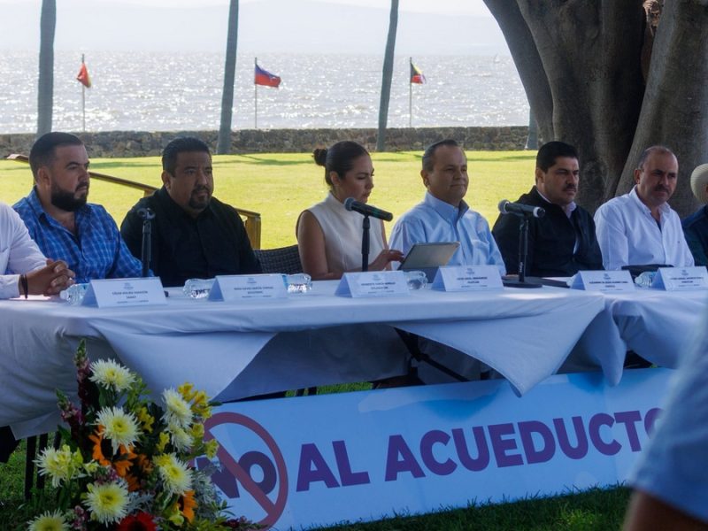 ‘No es proyecto político’ Defiende Libia Acueducto Solís-León ante protestas de alcaldes en Jalisco