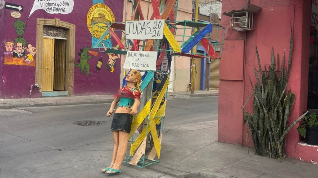 Quema de judas en Léon