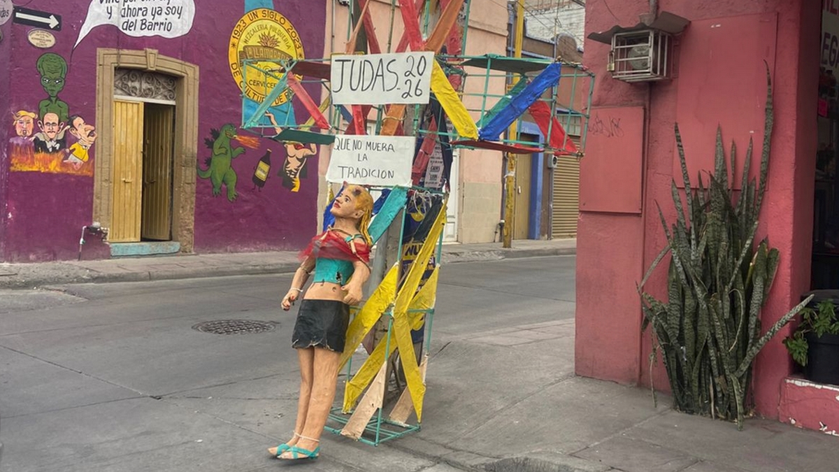 Quema de judas en Léon