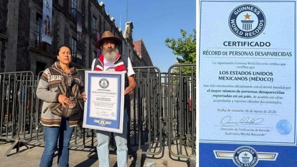 Récord Guinness de desaparecidos en México